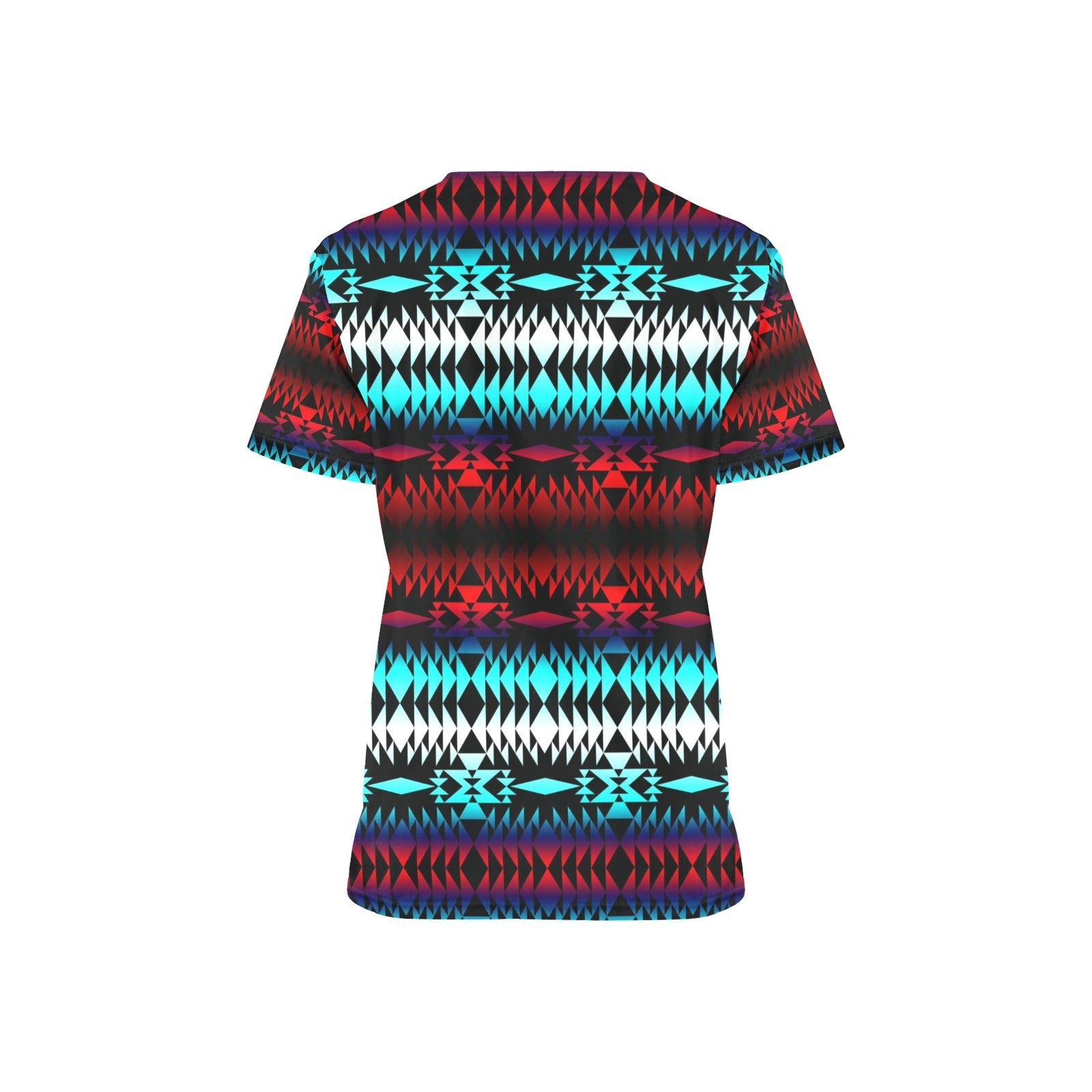 In Between Two Worlds All Over Print Scrub Top Scrub Top e-joyer