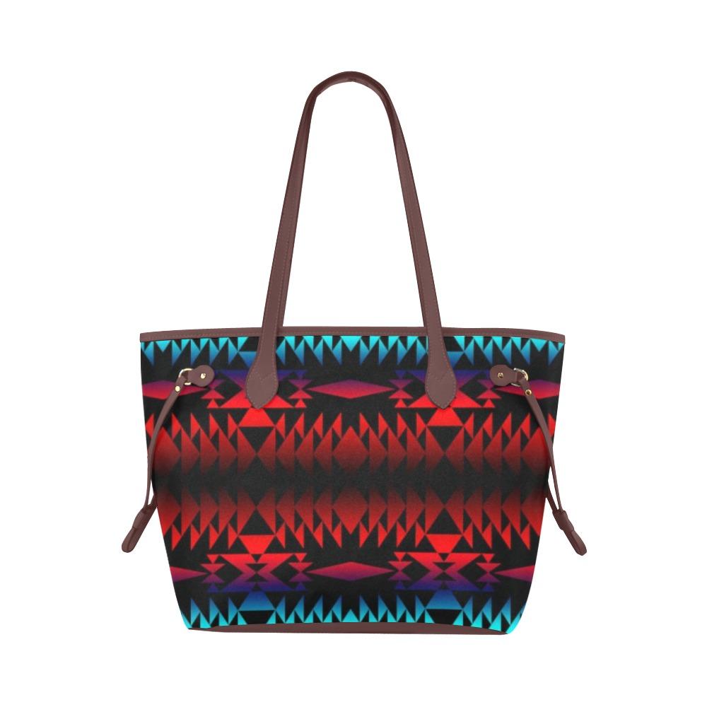 In Between Two Worlds Clover Canvas Tote Bag (Model 1661) Clover Canvas Tote Bag (1661) e-joyer