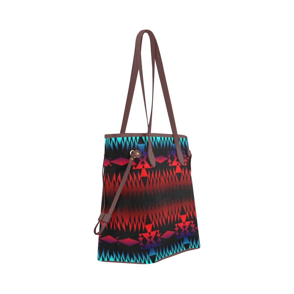 In Between Two Worlds Clover Canvas Tote Bag (Model 1661) Clover Canvas Tote Bag (1661) e-joyer