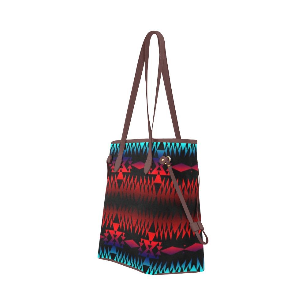 In Between Two Worlds Clover Canvas Tote Bag (Model 1661) Clover Canvas Tote Bag (1661) e-joyer
