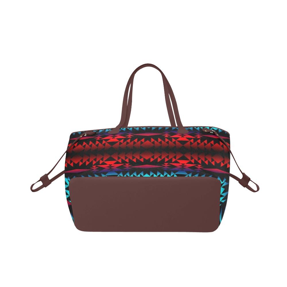 In Between Two Worlds Clover Canvas Tote Bag (Model 1661) Clover Canvas Tote Bag (1661) e-joyer