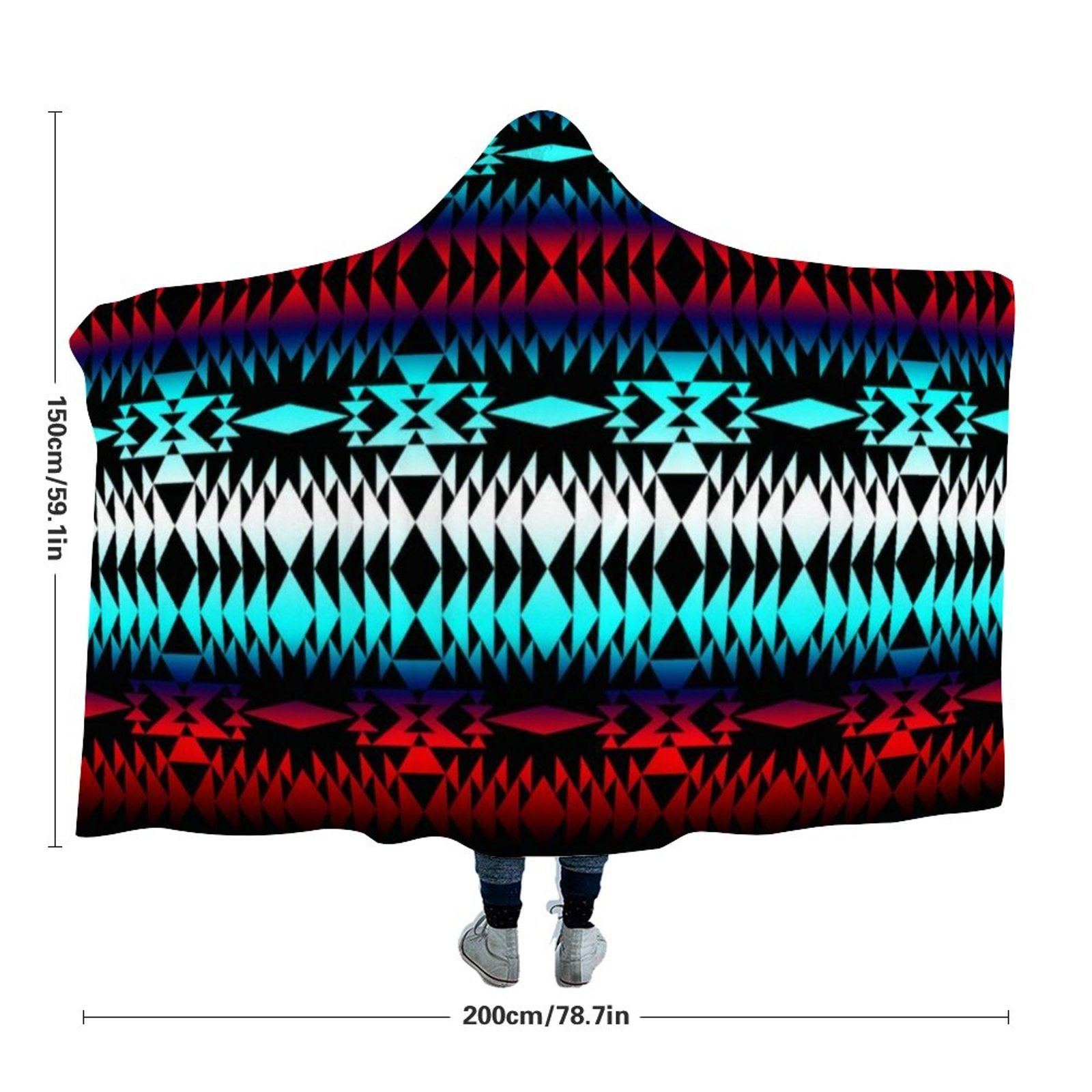 In Between Two Worlds Hooded Blanket 49 Dzine