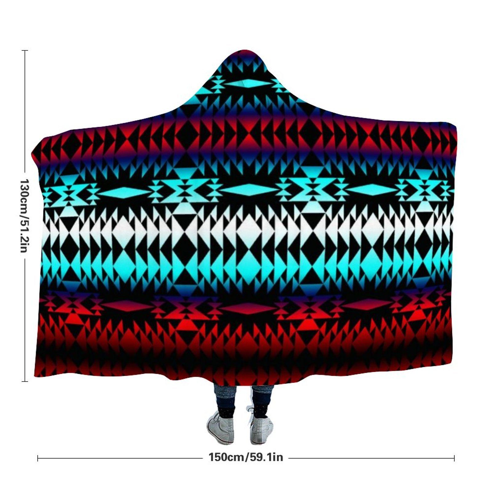 In Between Two Worlds Hooded Blanket 49 Dzine