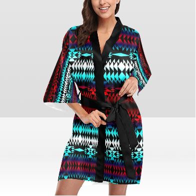 In Between Two Worlds Kimono Robe Artsadd