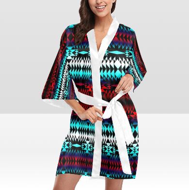 In Between Two Worlds Kimono Robe Artsadd