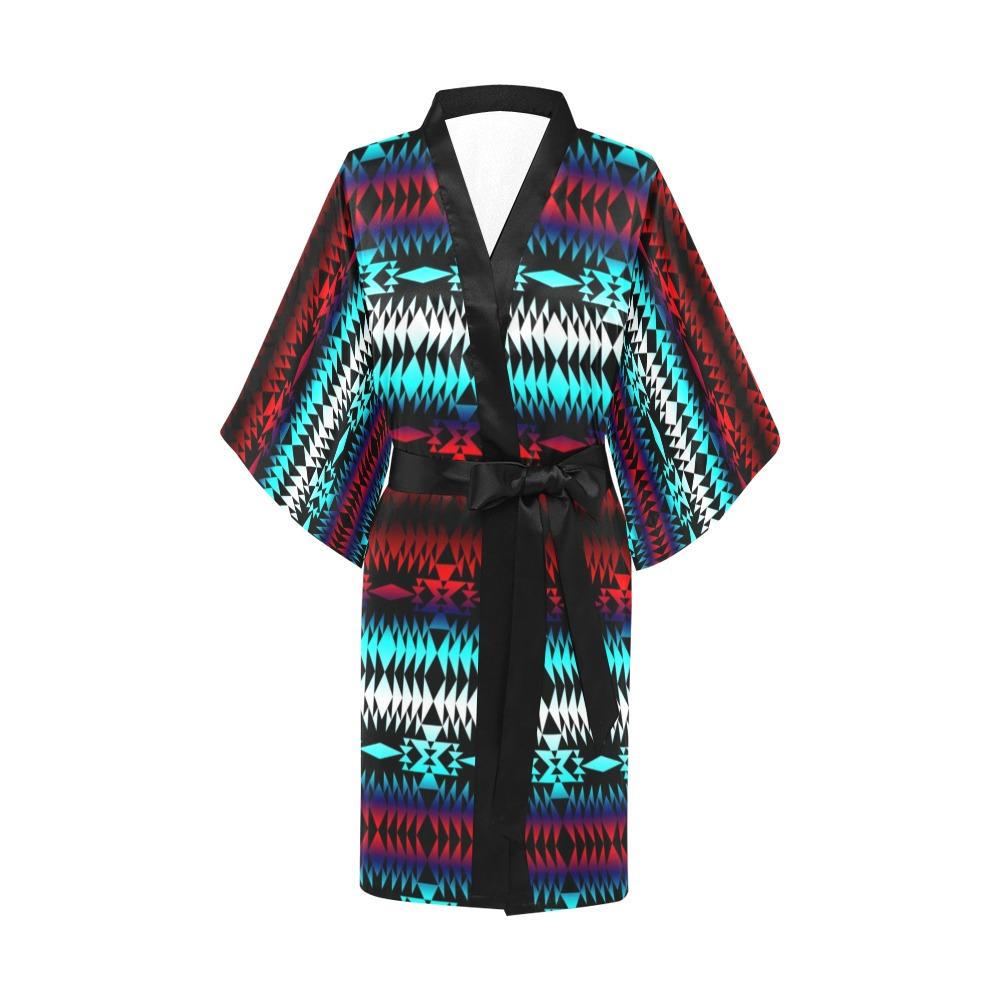 In Between Two Worlds Kimono Robe Artsadd