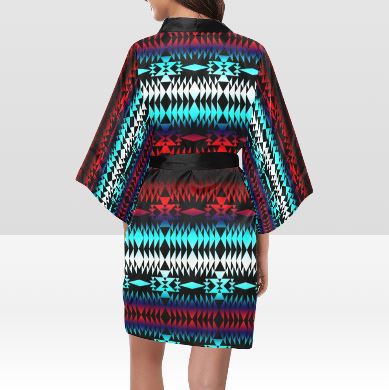 In Between Two Worlds Kimono Robe Artsadd