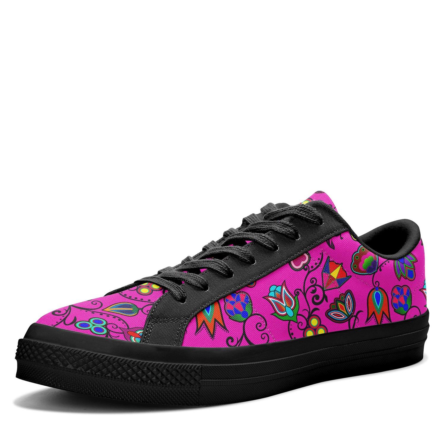 Indigenous Paisley Aapisi Low Top Canvas Shoes Black Sole 49 Dzine