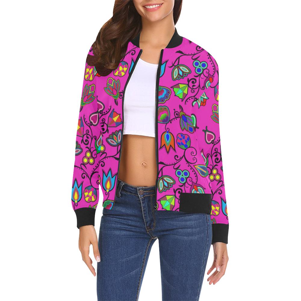 Indigenous Paisley All Over Print Bomber Jacket for Women (Model H19) All Over Print Bomber Jacket for Women (H19) e-joyer
