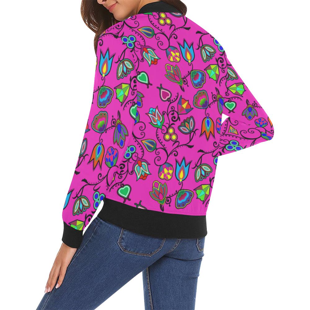 Indigenous Paisley All Over Print Bomber Jacket for Women (Model H19) All Over Print Bomber Jacket for Women (H19) e-joyer