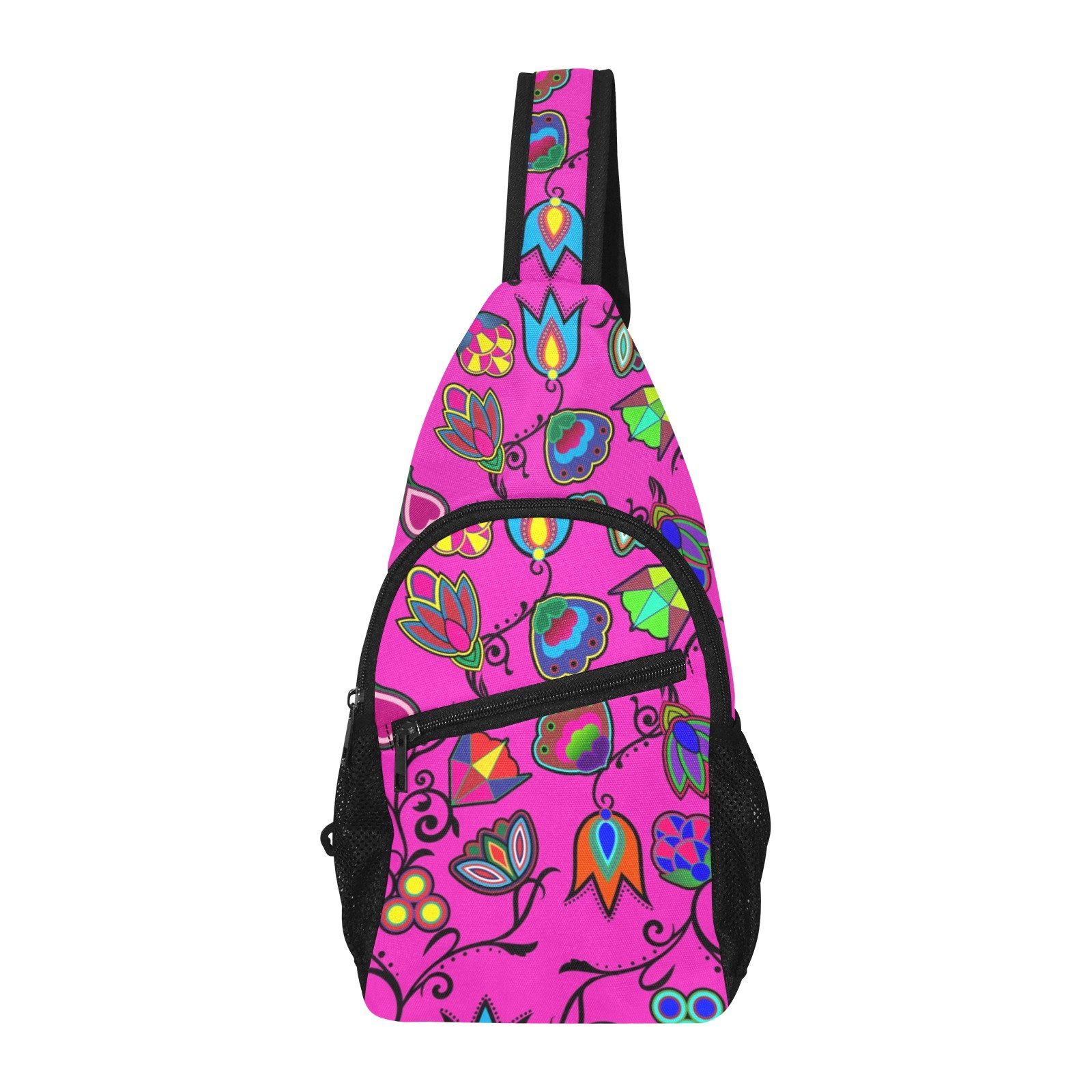 Indigenous Paisley All Over Print Chest Bag (Model 1719) All Over Print Chest Bag (1719) e-joyer