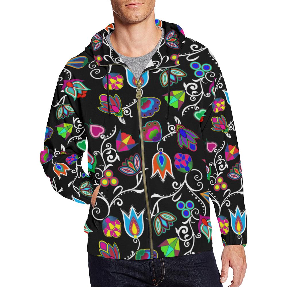 Indigenous Paisley Men s Zipper Hoodie