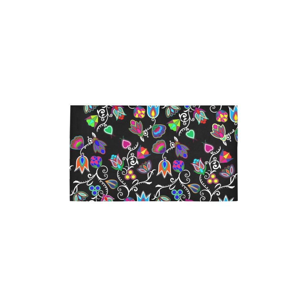 Indigenous Paisley Black Bath Rug 16''x 28'' Bath Rug 16''x 28'' e-joyer