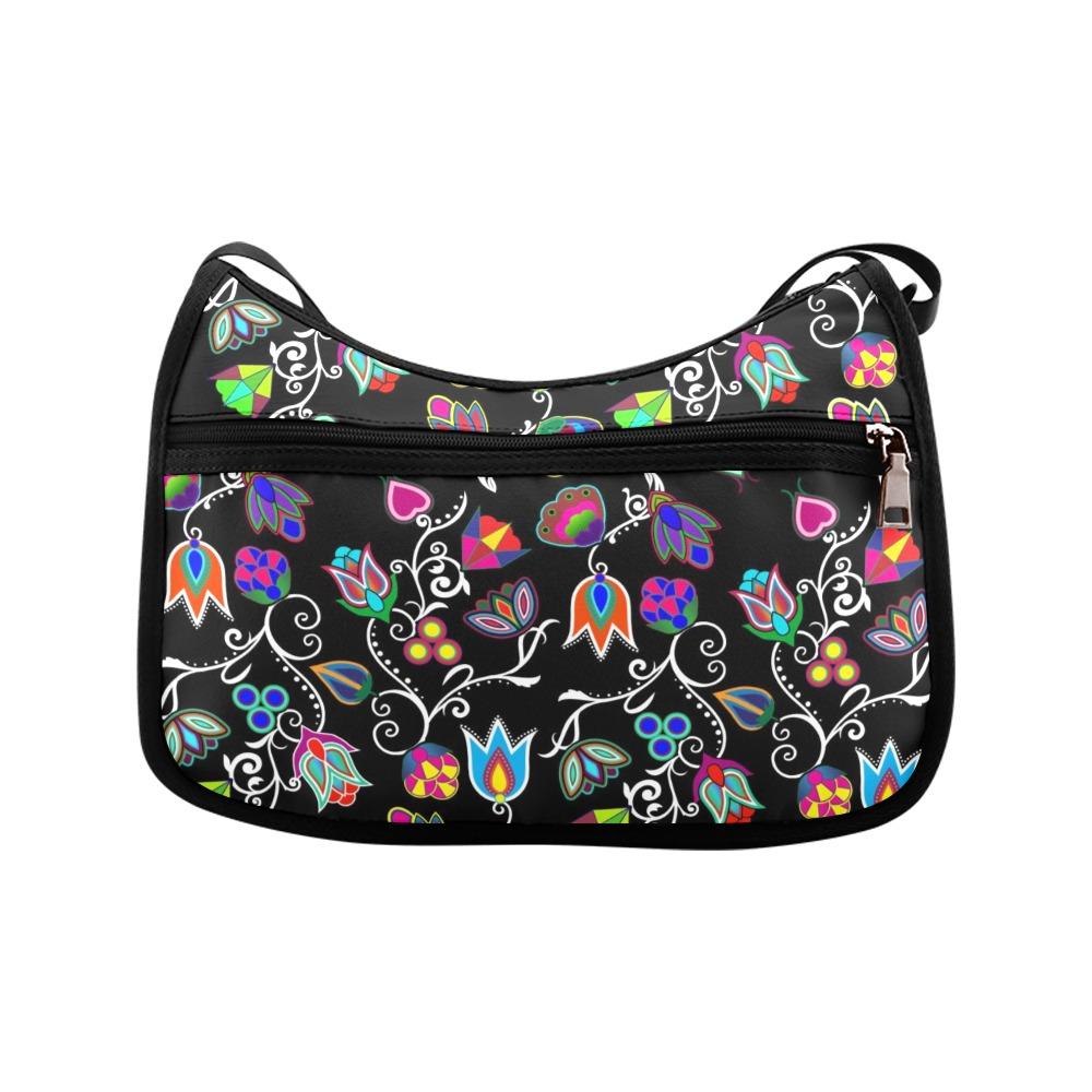 Indigenous Paisley Black Crossbody Bags (Model 1616) Crossbody Bags (1616) e-joyer 