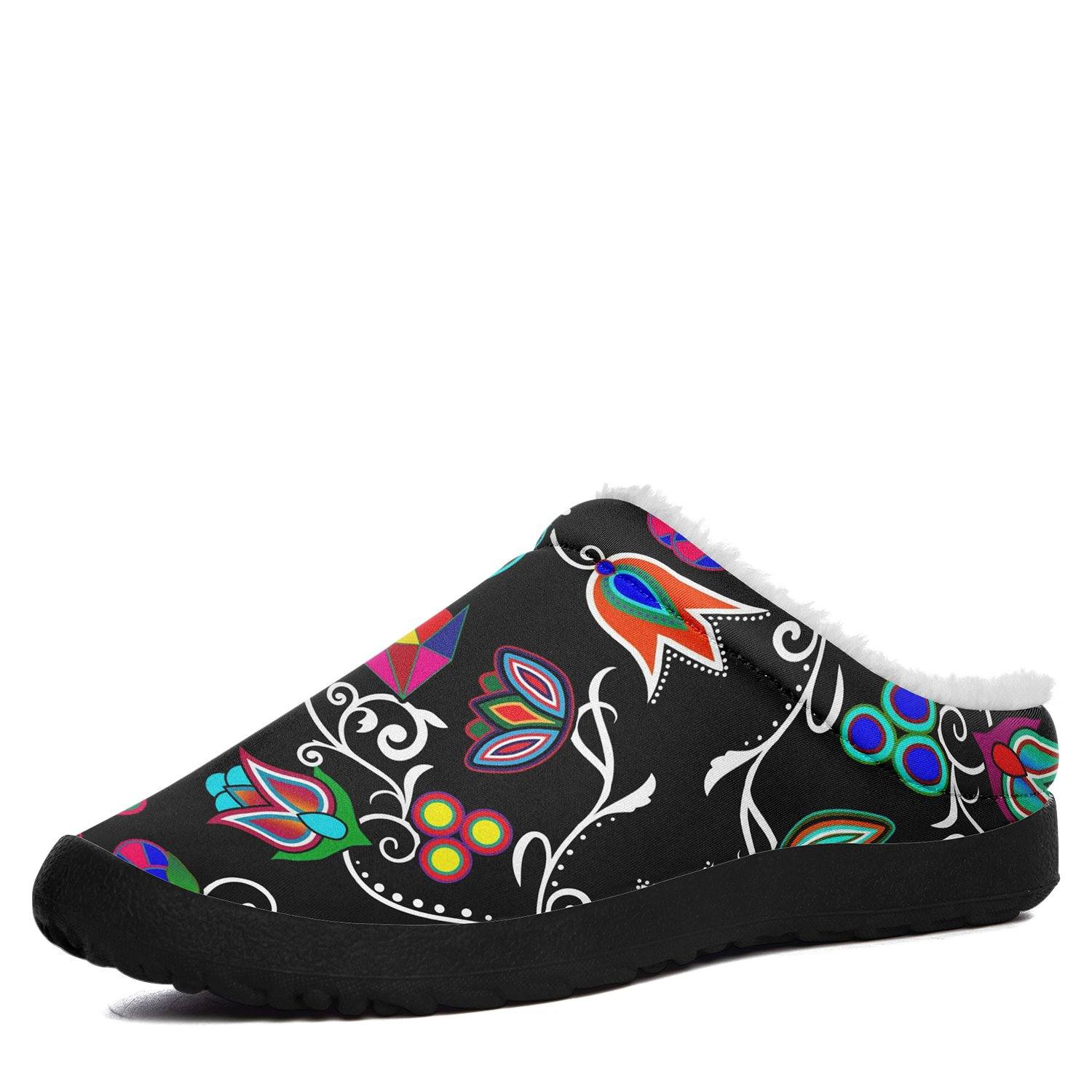 Indigenous Paisley Black Ikinnii Indoor Slipper 49 Dzine
