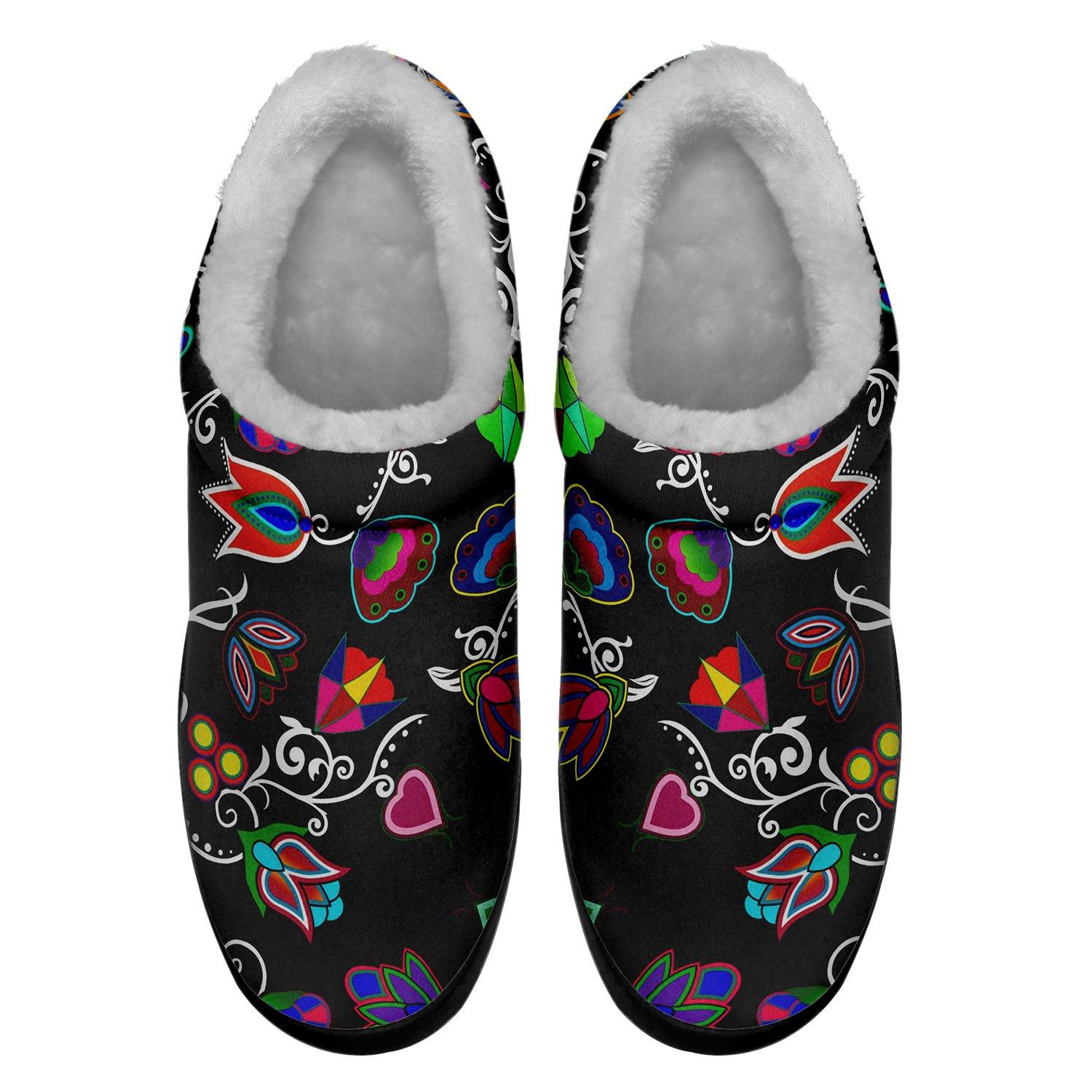 Indigenous Paisley Black Ikinnii Indoor Slipper 49 Dzine