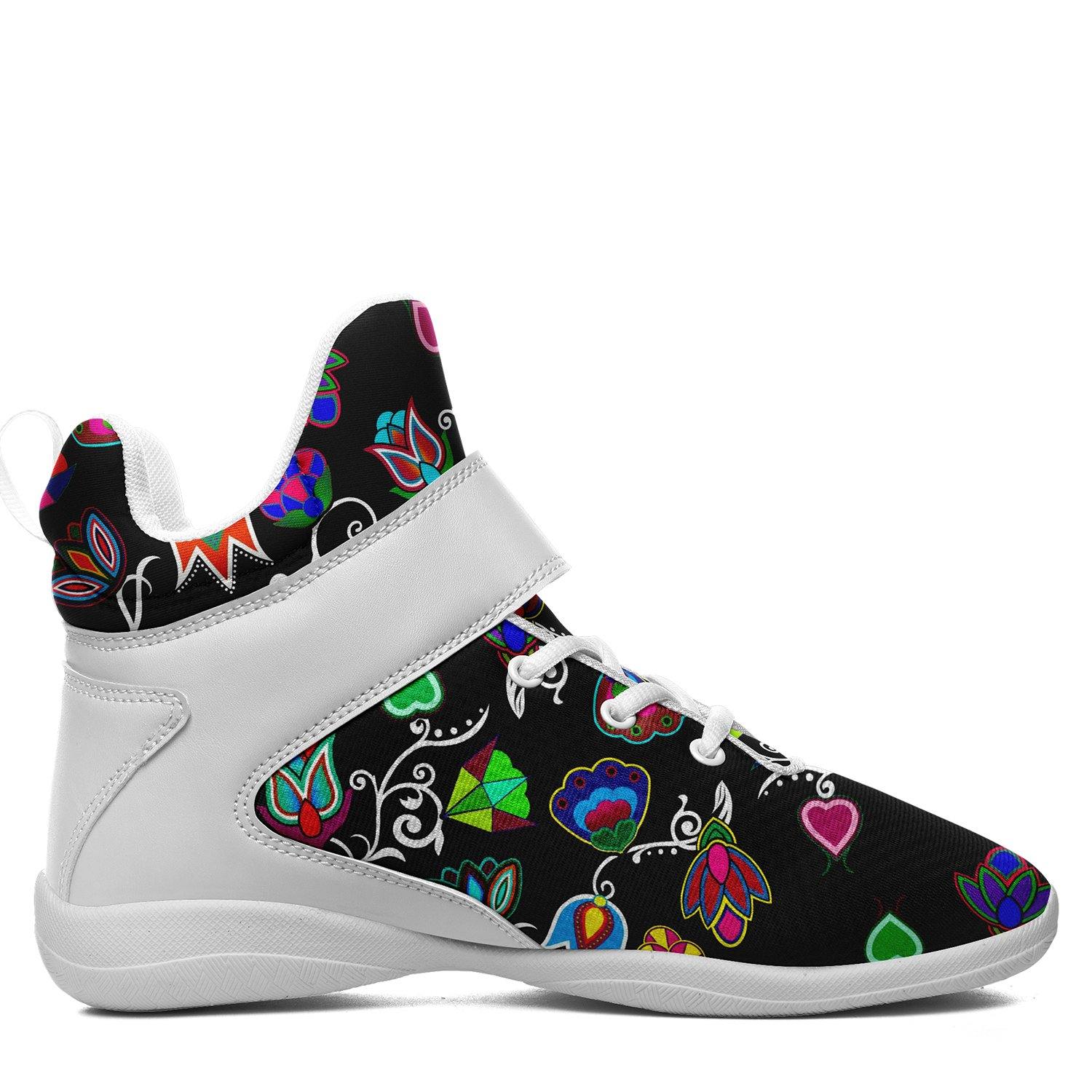 Indigenous Paisley Black Ipottaa Basketball / Sport High Top Shoes 49 Dzine