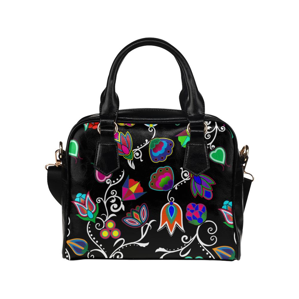 Indigenous Paisley - Black Shoulder Handbag (Model 1634) Shoulder Handbags (1634) e-joyer