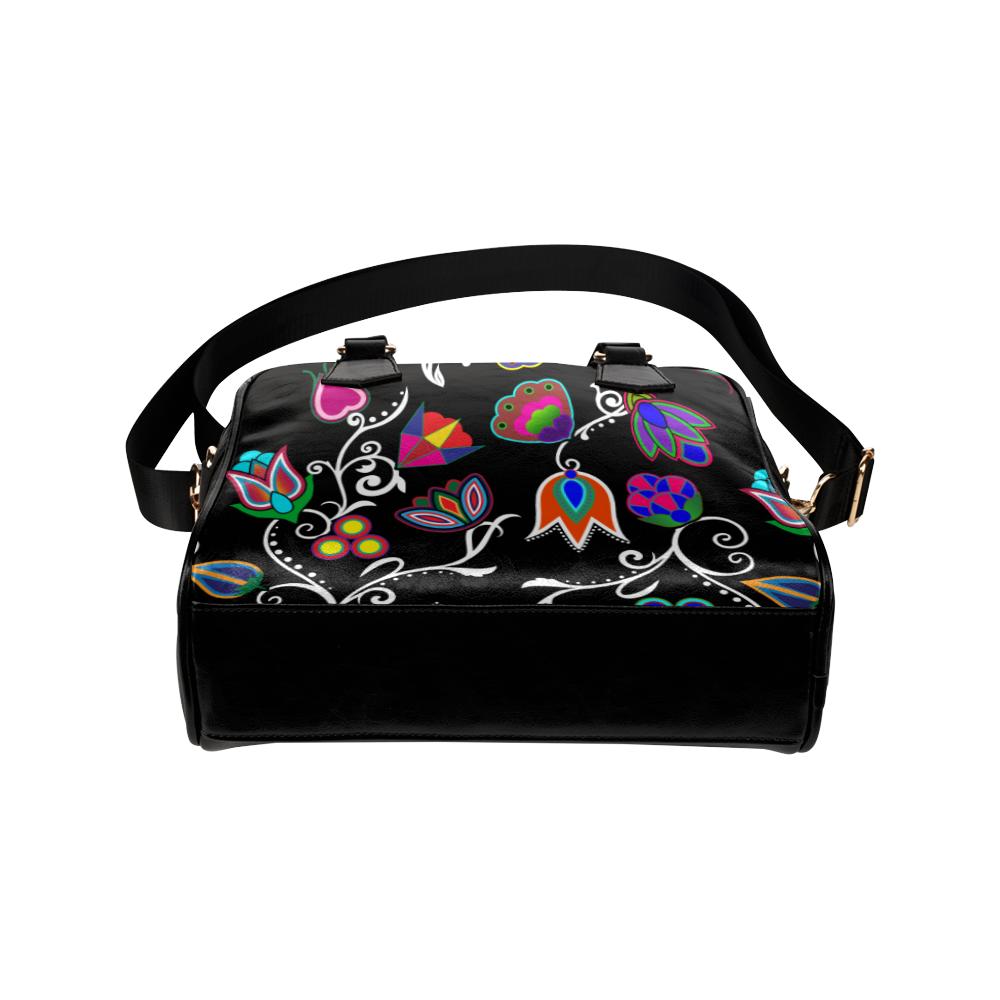 Indigenous Paisley - Black Shoulder Handbag (Model 1634) Shoulder Handbags (1634) e-joyer