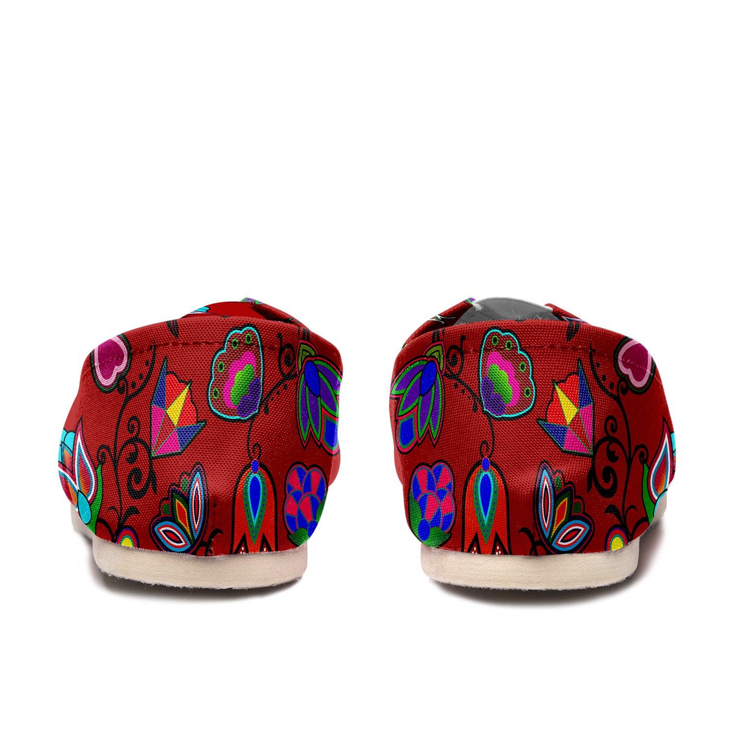 Indigenous Paisley Dahlia Casual Unisex Slip On Shoe Herman