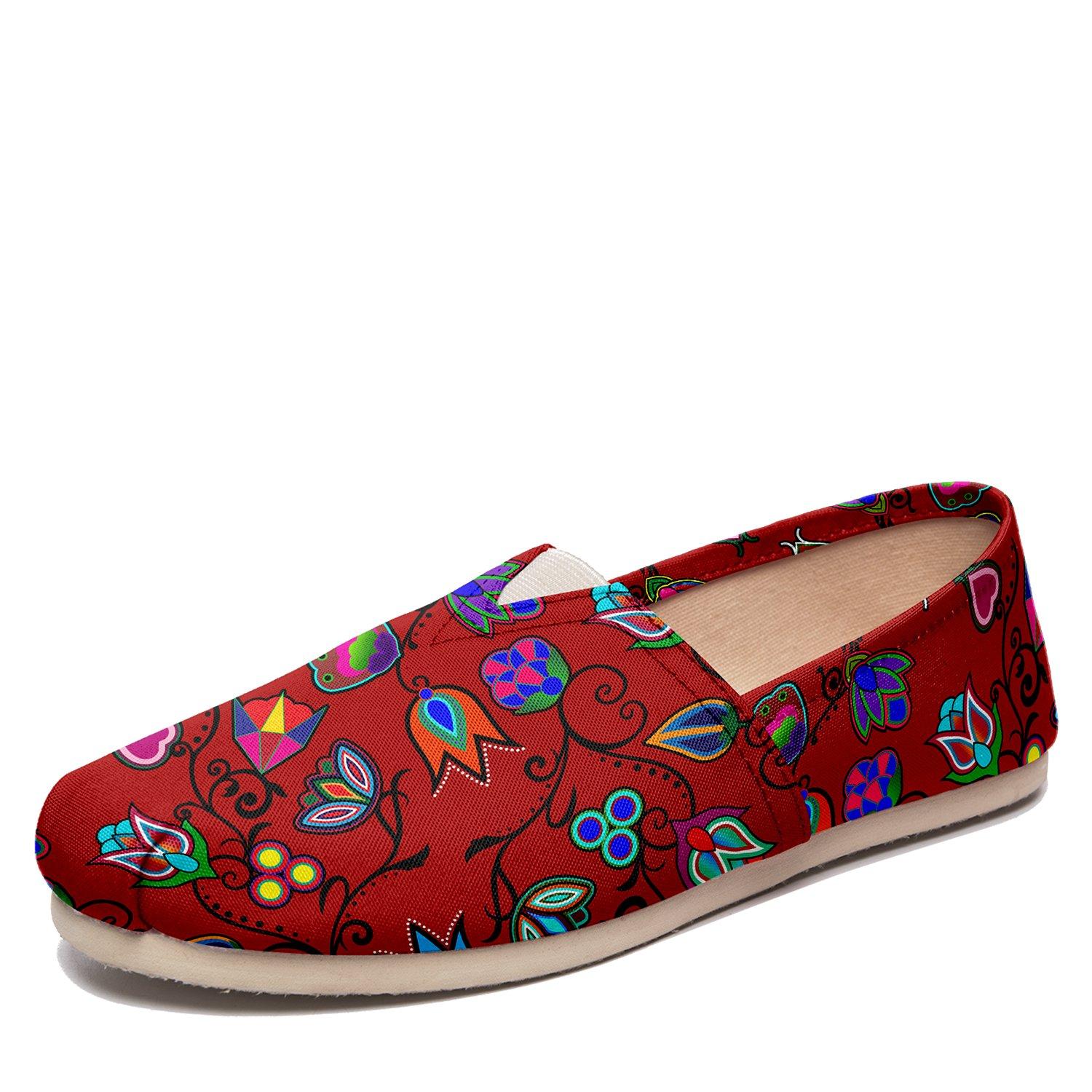 Indigenous Paisley Dahlia Casual Unisex Slip On Shoe Herman