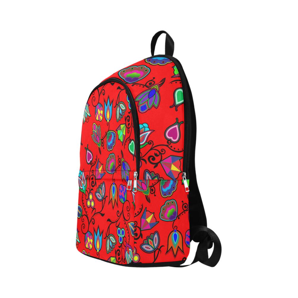 Indigenous Paisley Dahlia Fabric Backpack for Adult (Model 1659) Casual Backpack for Adult (1659) e-joyer