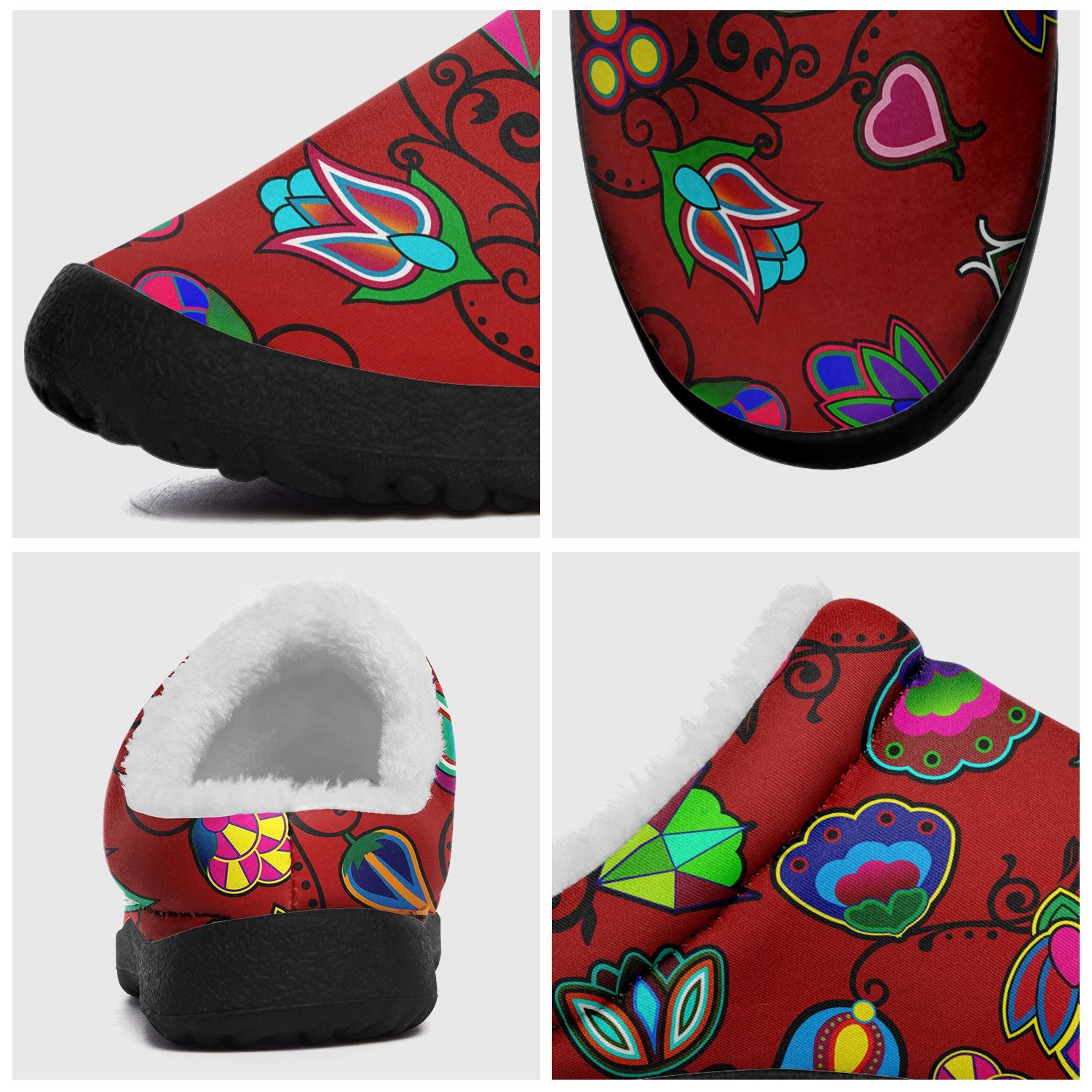 Indigenous Paisley Dahlia Ikinnii Indoor Slipper 49 Dzine