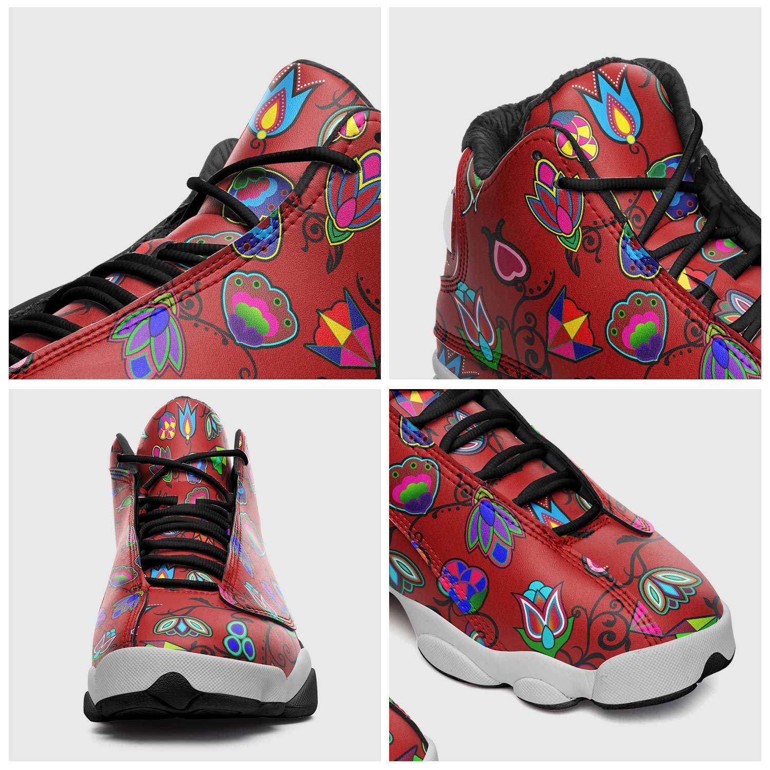 Indigenous Paisley - Dahlia Isstsokini Athletic Shoes Herman