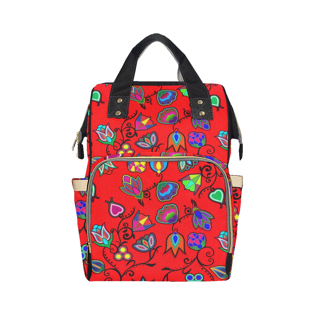 Indigenous Paisley - Dahlia Multi-Function Diaper Backpack (Model 1688) Diaper Backpack (1688) e-joyer