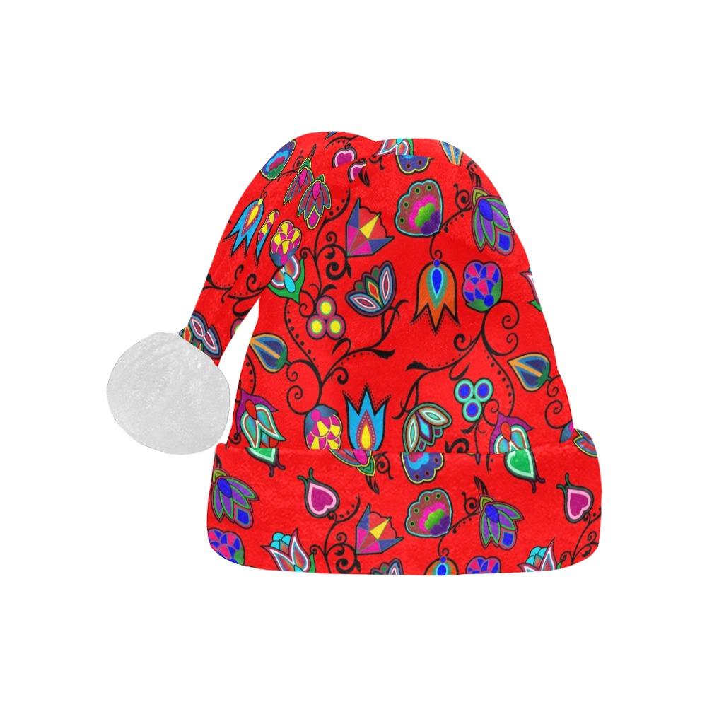 Indigenous Paisley Dahlia Santa Hat Santa Hat e-joyer