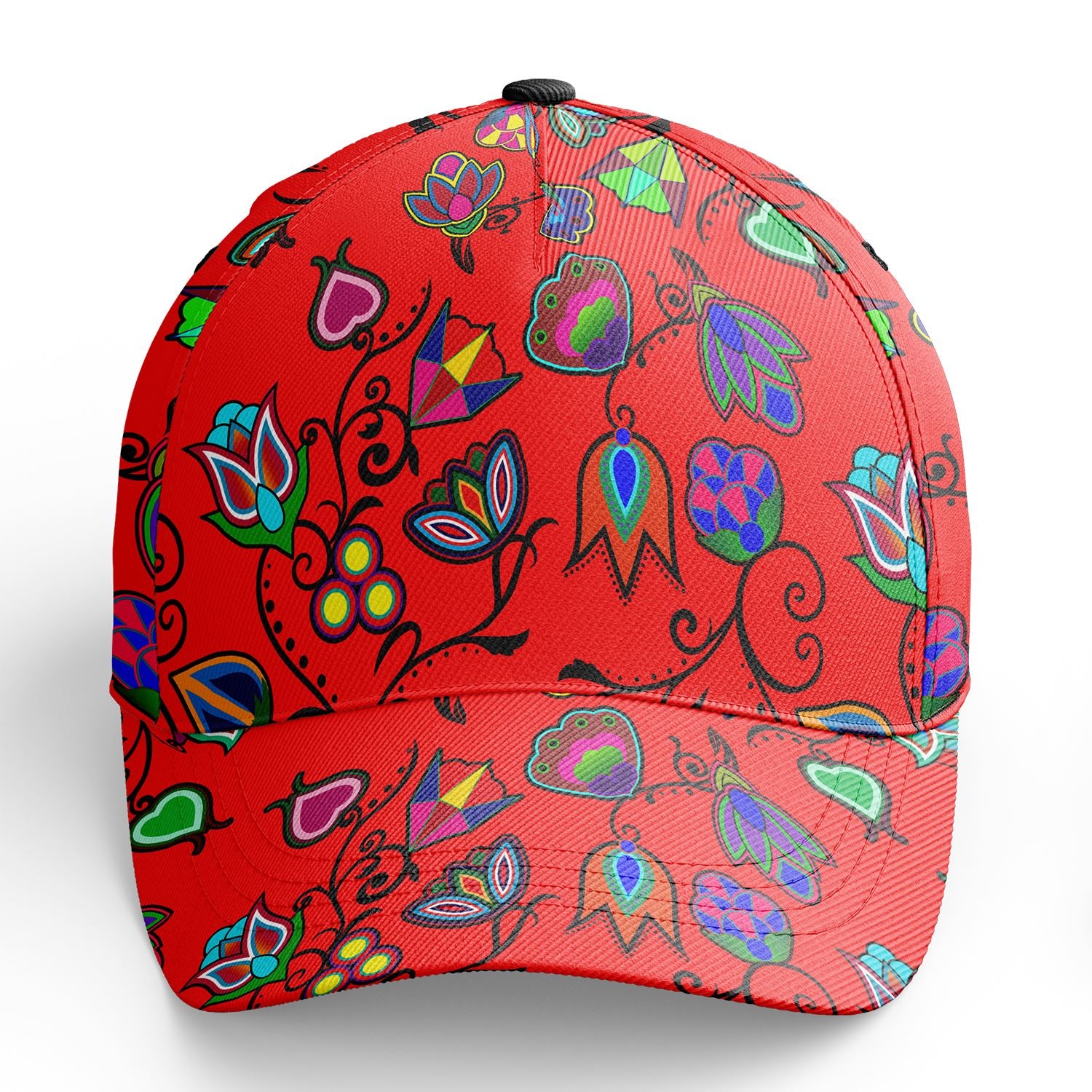 Indigenous Paisley Dahlia Snapback Hat hat Herman