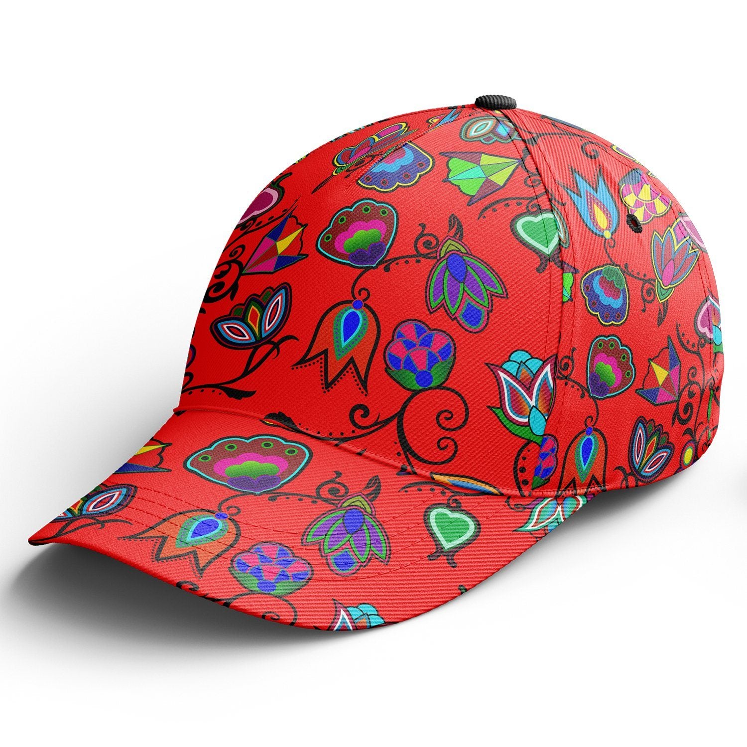 Indigenous Paisley Dahlia Snapback Hat hat Herman