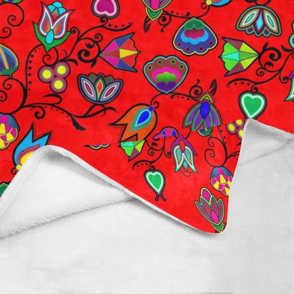 Indigenous Paisley Dahlia Ultra-Soft Micro Fleece Blanket 60"x80" Ultra-Soft Blanket 60''x80'' e-joyer