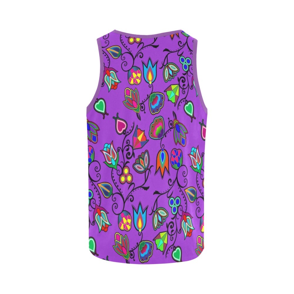 Indigenous Paisley Dark Orchid All Over Print Tank Top for Women (Model T43) All Over Print Tank Top for Women (T43) e-joyer
