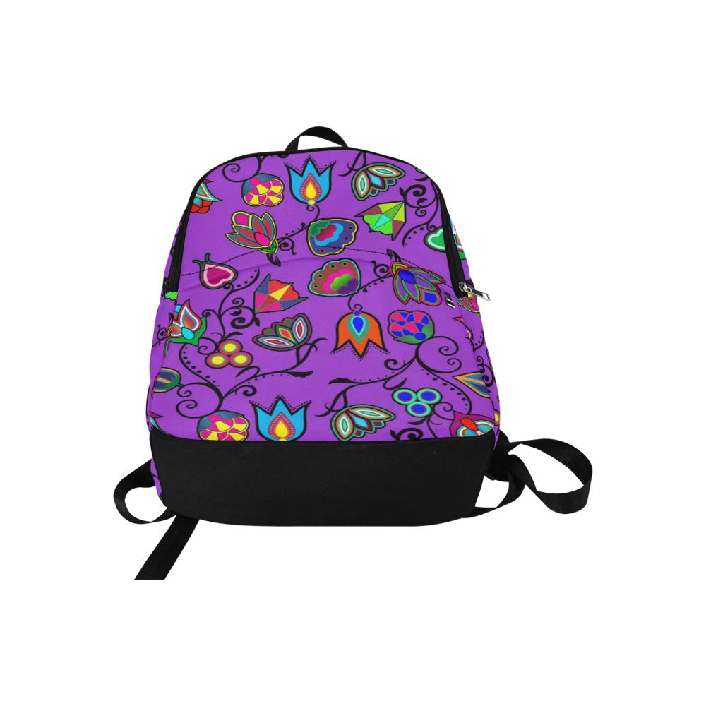 Indigenous Paisley Dark Orchid Fabric Backpack for Adult (Model 1659) Casual Backpack for Adult (1659) e-joyer