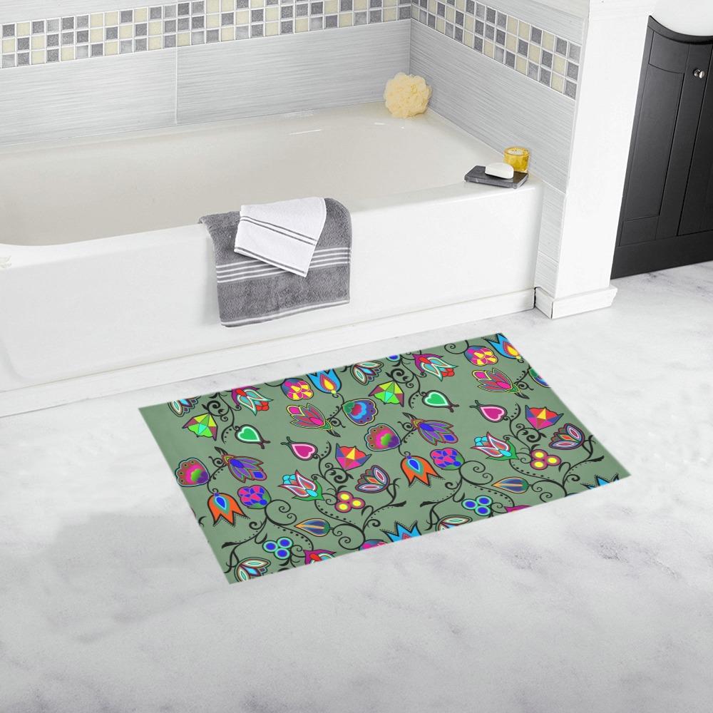 Indigenous Paisley Dark Sea Bath Rug 16''x 28'' Bath Rug 16''x 28'' e-joyer