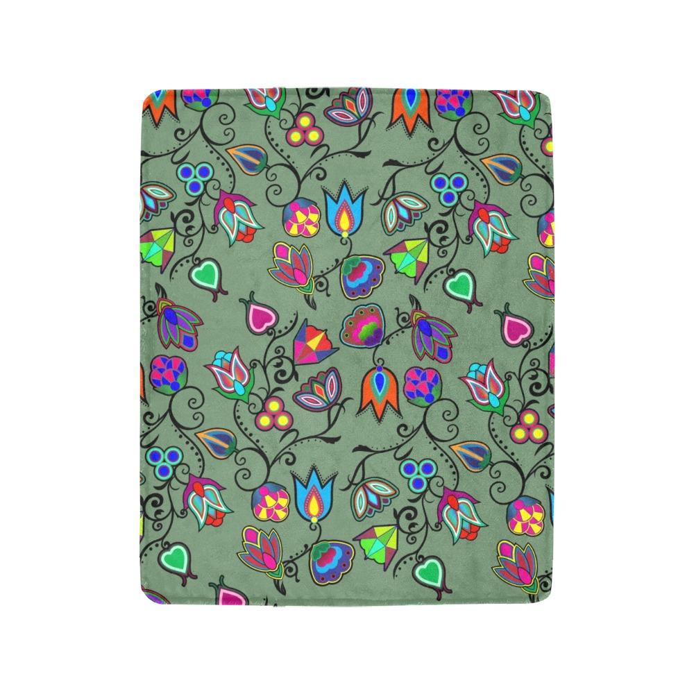 Indigenous Paisley Dark Sea Ultra-Soft Micro Fleece Blanket 40"x50" Ultra-Soft Blanket 40''x50'' e-joyer
