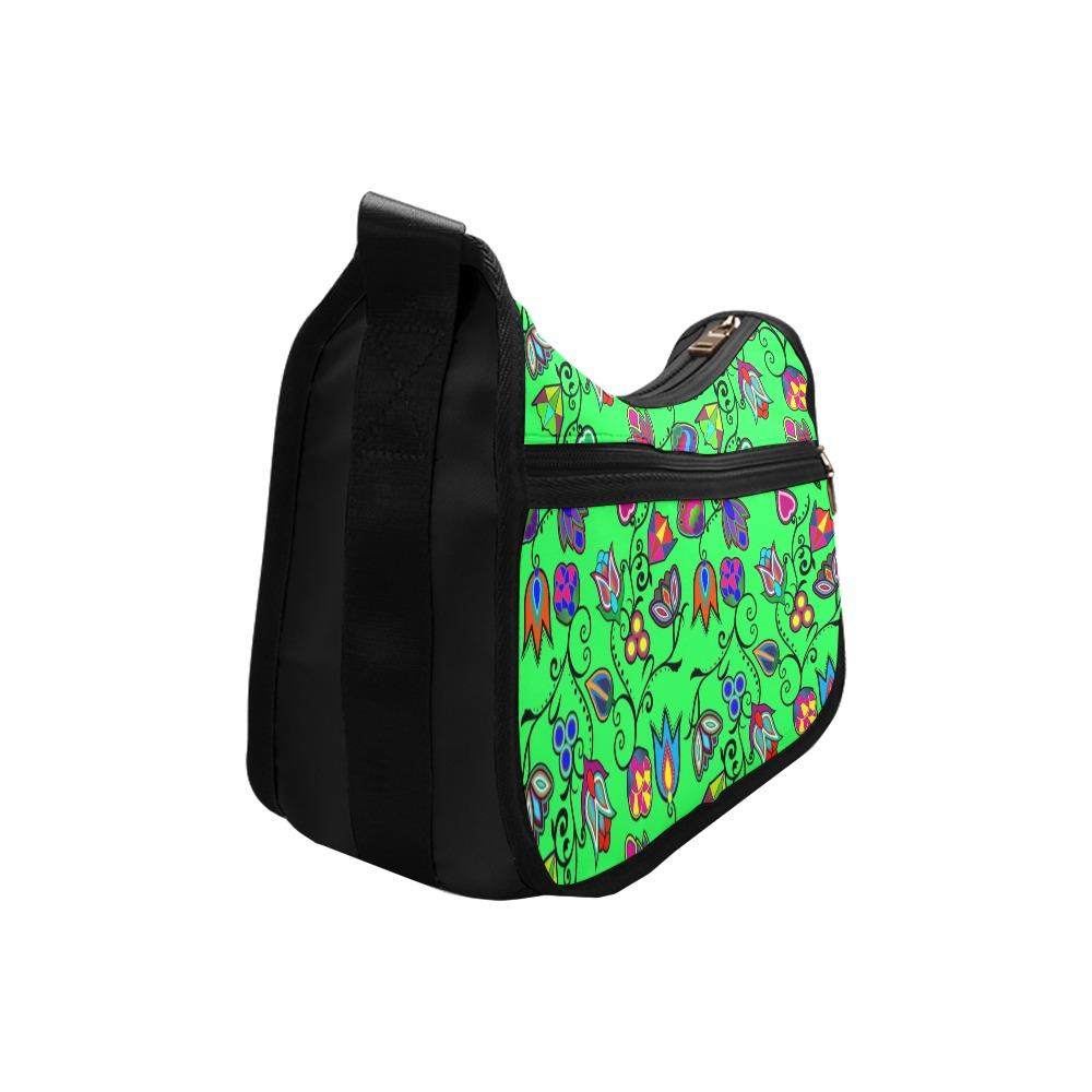 Indigenous Paisley Green Crossbody Bags (Model 1616) Crossbody Bags (1616) e-joyer