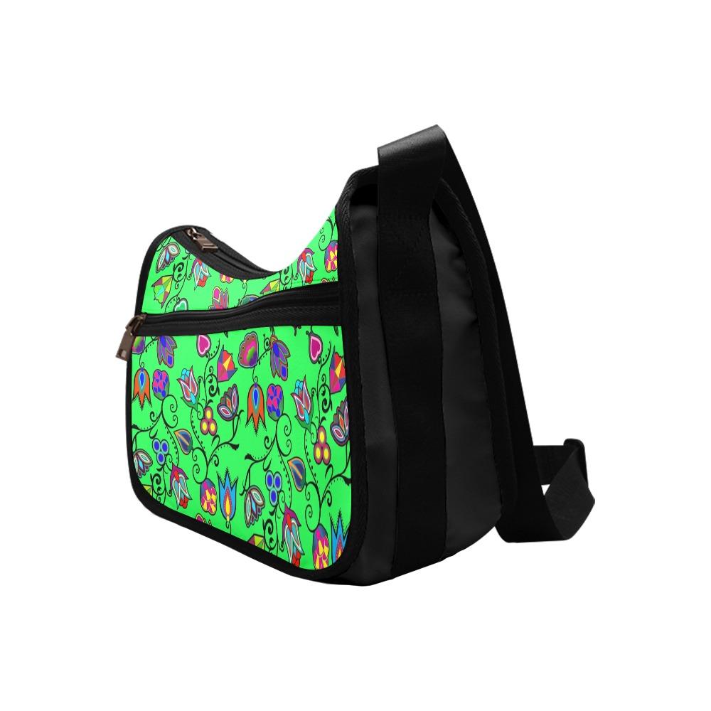 Indigenous Paisley Green Crossbody Bags (Model 1616) Crossbody Bags (1616) e-joyer
