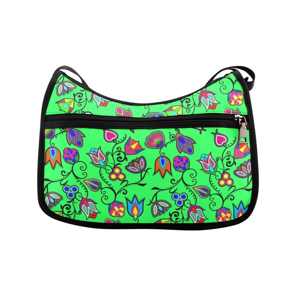 Indigenous Paisley Green Crossbody Bags (Model 1616) Crossbody Bags (1616) e-joyer
