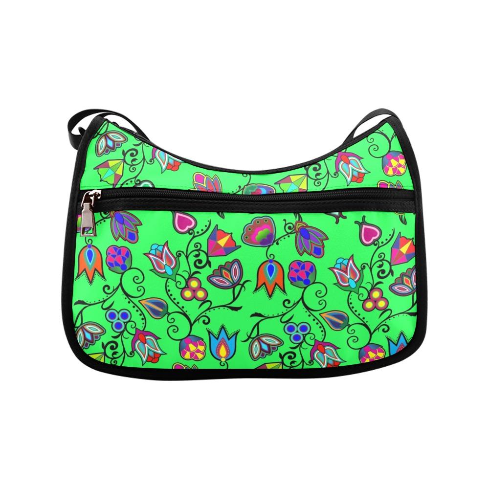 Indigenous Paisley Green Crossbody Bags (Model 1616) Crossbody Bags (1616) e-joyer