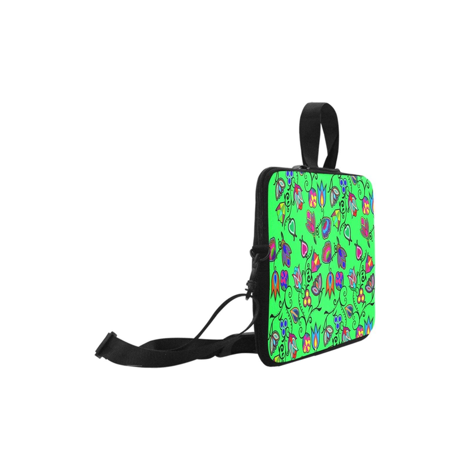 Indigenous Paisley Green Laptop Handbags 11" bag e-joyer 