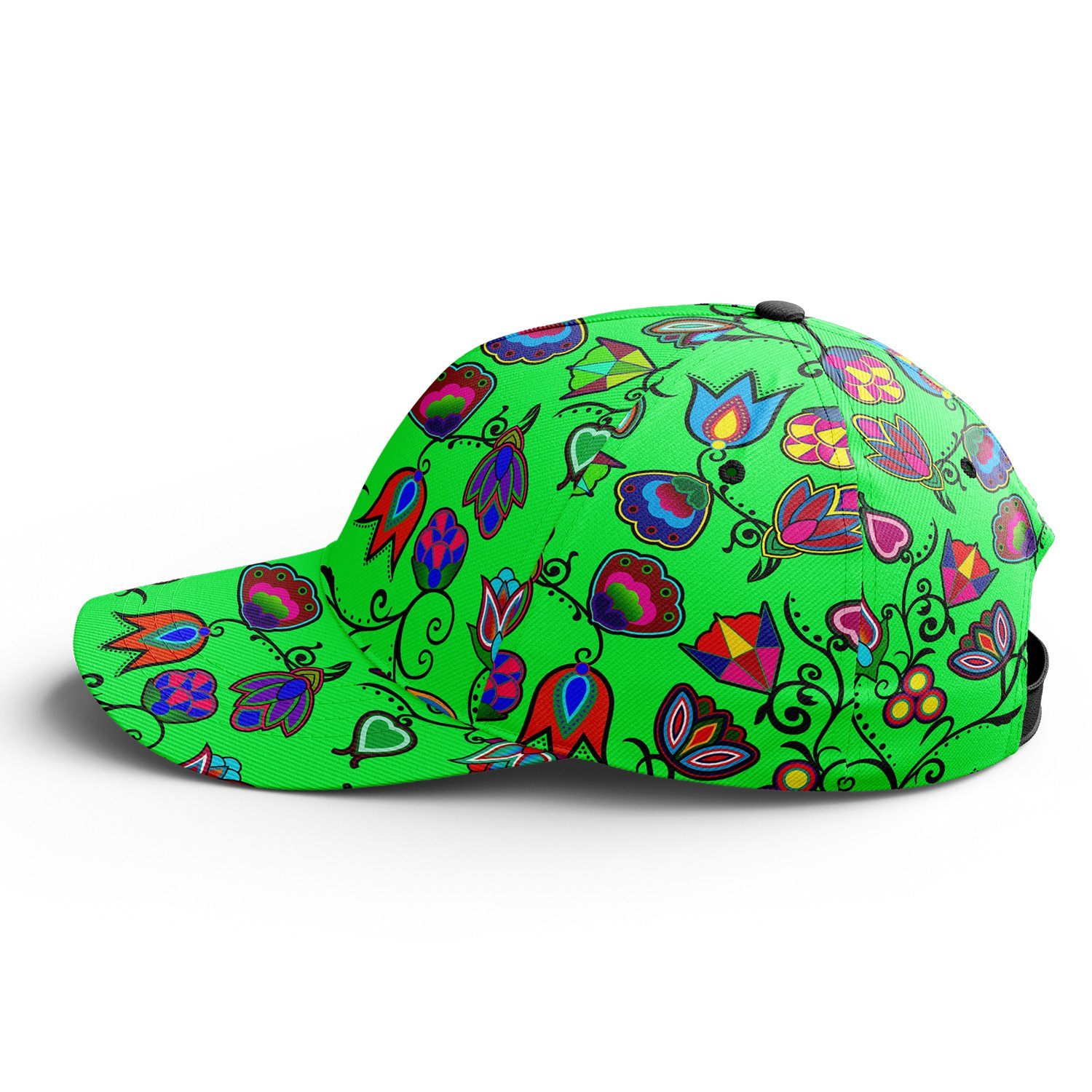 Indigenous Paisley Green Snapback Hat hat Herman