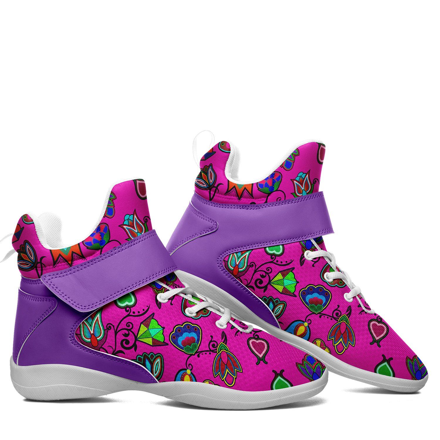 Indigenous Paisley Ipottaa Basketball / Sport High Top Shoes 49 Dzine
