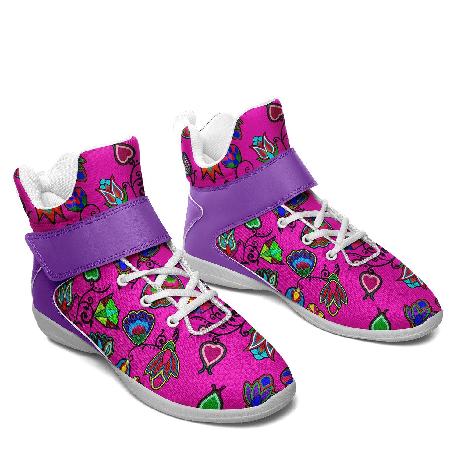 Indigenous Paisley Ipottaa Basketball / Sport High Top Shoes 49 Dzine