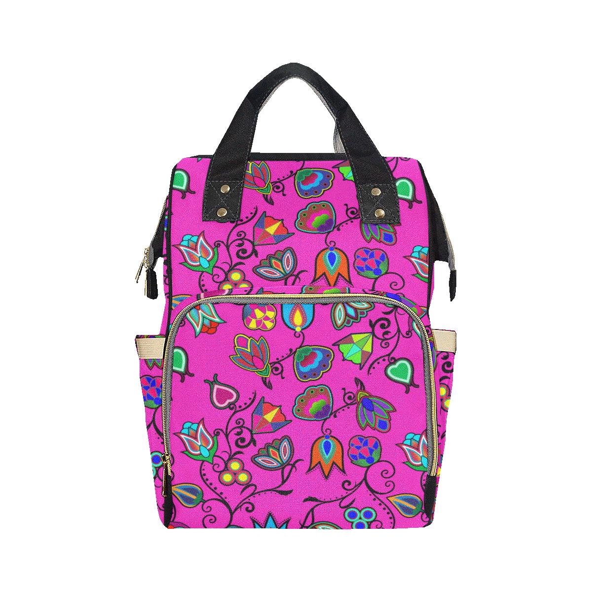 Indigenous Paisley Multi-Function Diaper Backpack (Model 1688) Diaper Backpack (1688) e-joyer