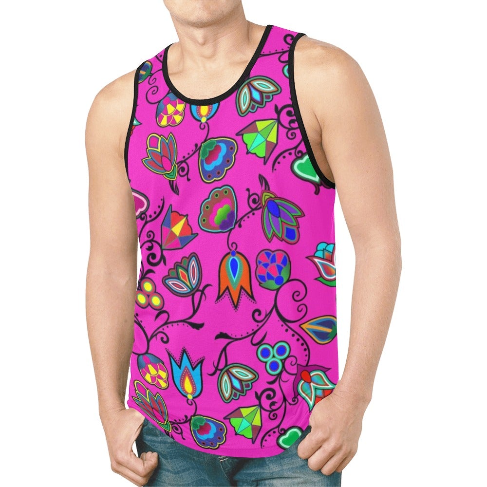 Indigenous Paisley New All Over Print Tank Top for Men (Model T46) New All Over Print Tank Top for Men (T46) e-joyer