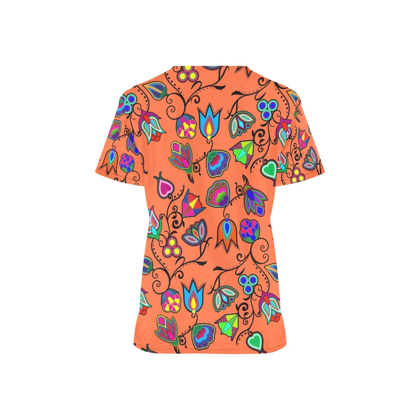 Indigenous Paisley Sierra All Over Print Scrub Top Scrub Top e-joyer