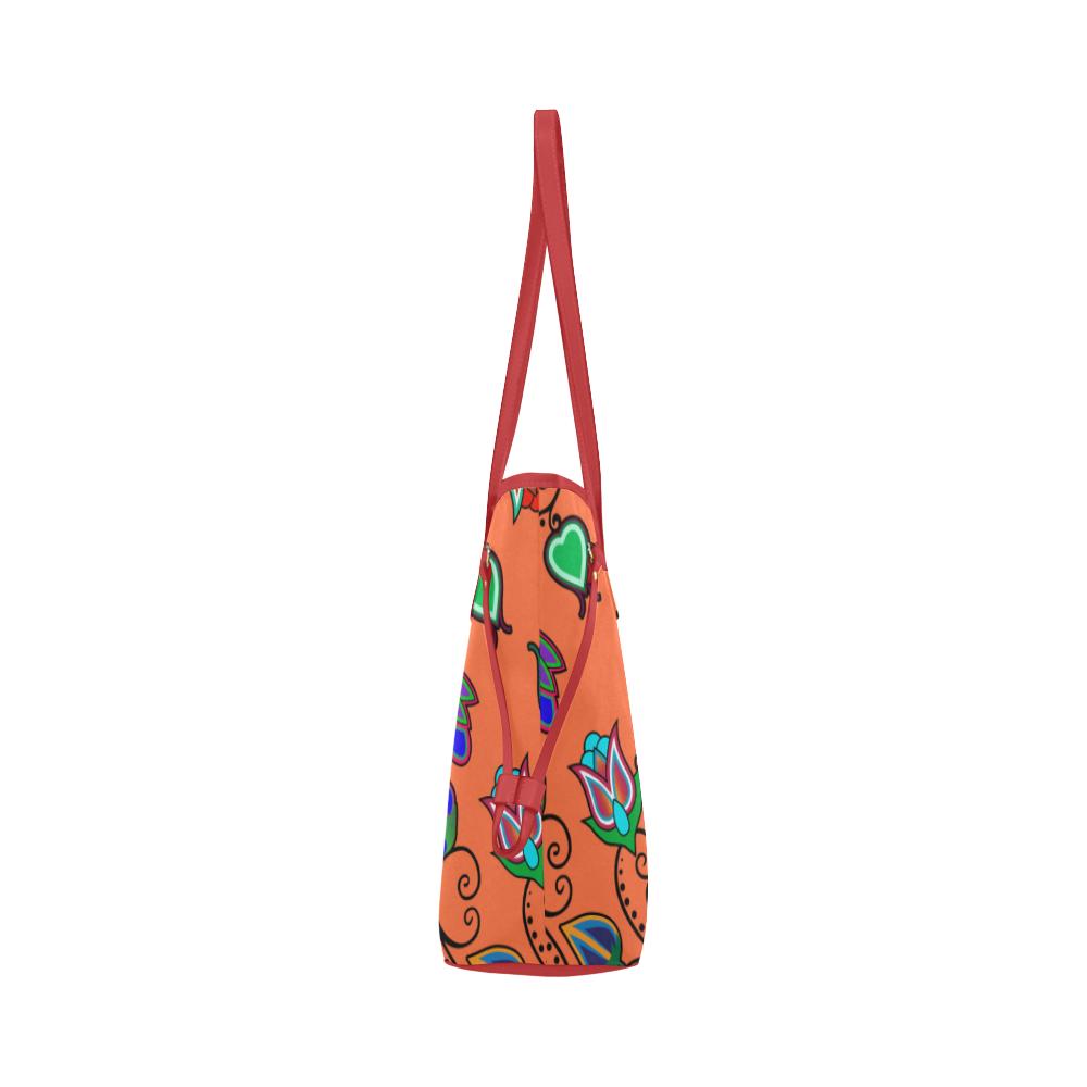 Indigenous Paisley - Sierra Clover Canvas Tote Bag (Model 1661) Clover Canvas Tote Bag (1661) e-joyer