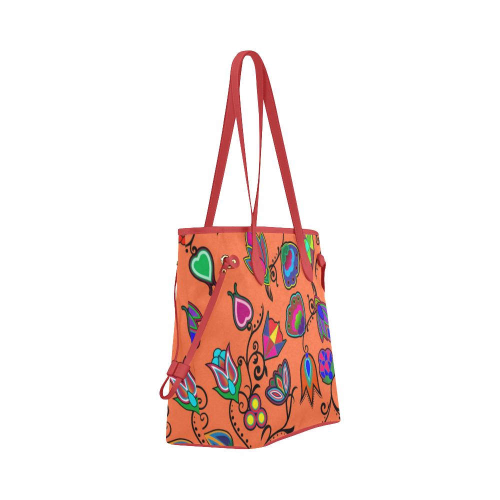 Indigenous Paisley - Sierra Clover Canvas Tote Bag (Model 1661) Clover Canvas Tote Bag (1661) e-joyer
